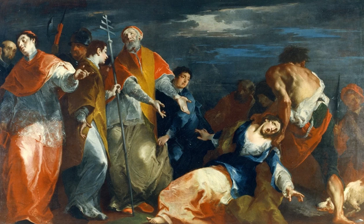 San Pio V guarisce un'ossessa - Mantova
